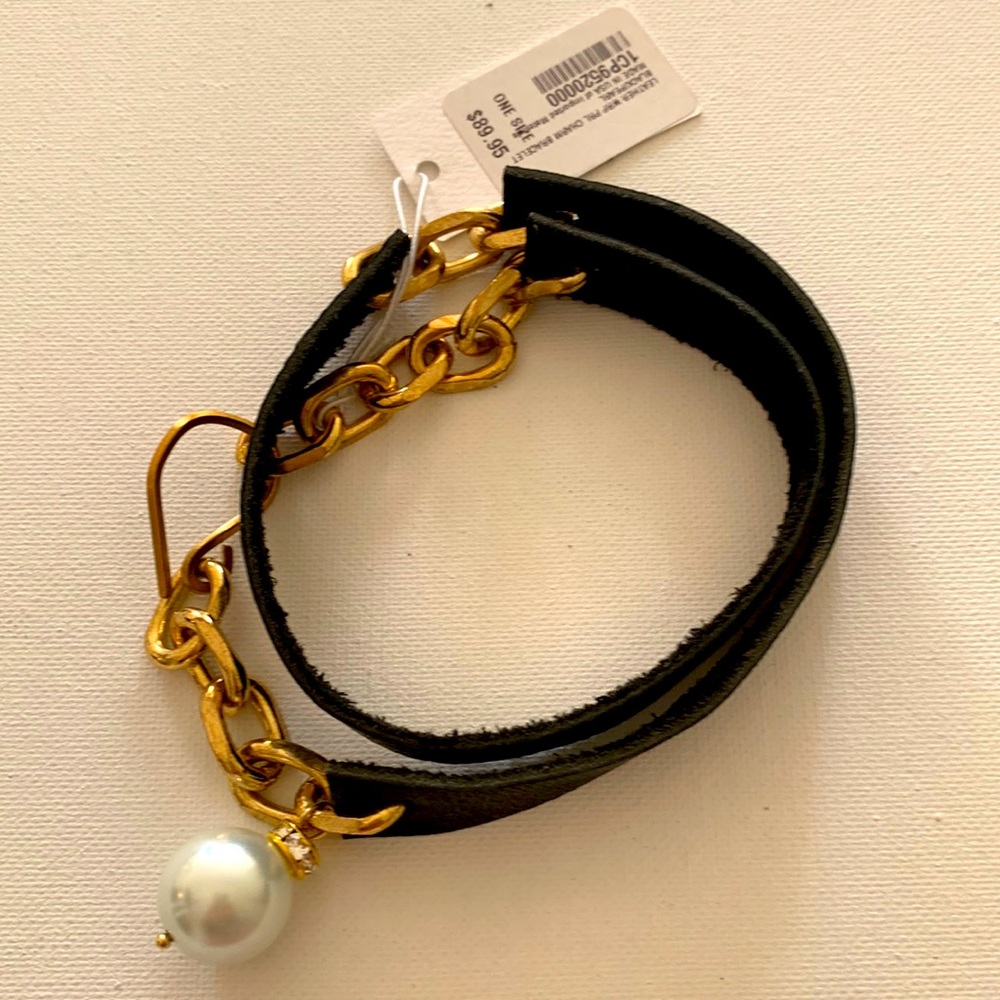 Black Leather Bracelet